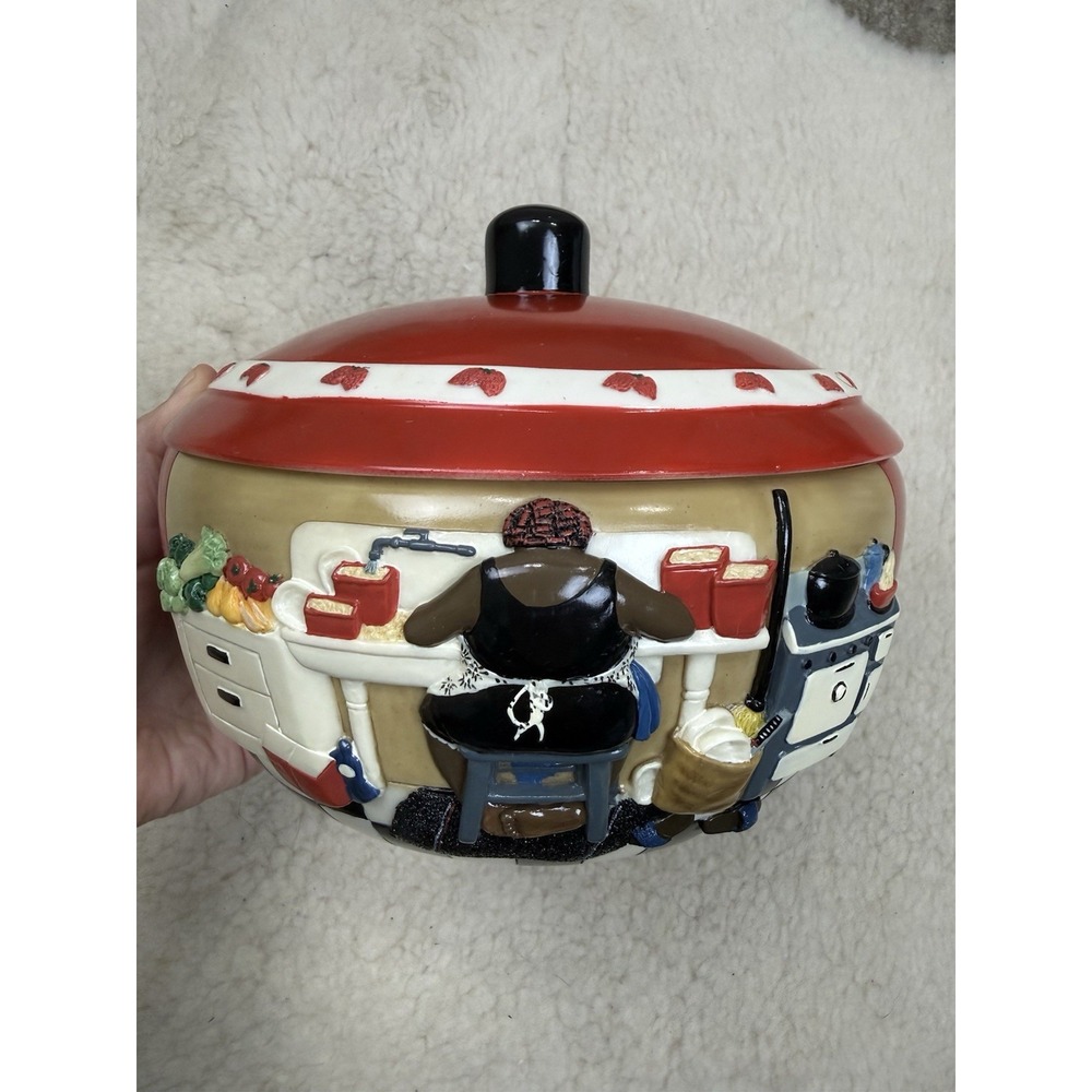 Sass 'N Class Annie Lee Sixty Pounds Cookie Jar Americana Collectible 2002 Decor